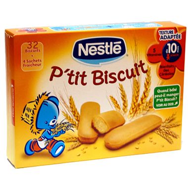 Biscuiti pentru sugari P'tit 32 buc - 180 g
