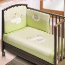 Lenjerie patut (3 piese) - Terzetto Rabbit green