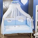Lenjerie 3 piese RABIT BLUE - Trio
