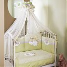Lenjerie patut (6 piese)- Sestetto Long RABBIT GREEN