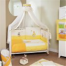 Lenjerie patut (4 piese)- Quarteto Long Safari Banana
