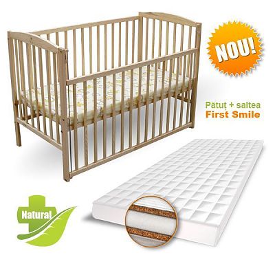 Patut copii Culisant NATUR+ Saltea Coco Lux