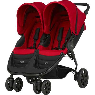 Carucior gemeni B-agile Dublu Flame red