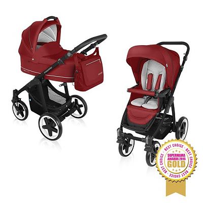 Carucior Multifunctional 2 in 1 Lupo Comfort 02 Dark Red 2016
