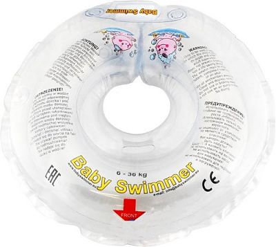 Colac de inot pentru gat transparent 6-36 luni CLASSIC