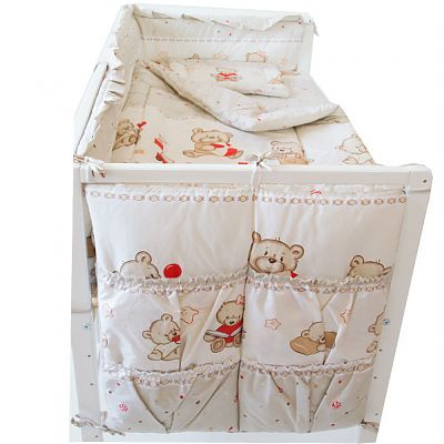 Lenjerie MyKids Teddy Toys Maro 4+1 Piese 140x70