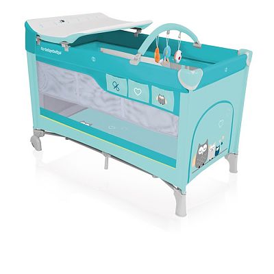 Patut pliant cu 2 nivele Dream 05 turquoise 2018