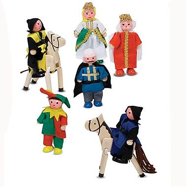 Set papusi de lemn Castelani
