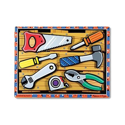 Puzzle lemn in relief Uneltele