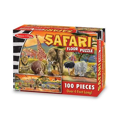 Puzzle de podea Safari 100 piese
