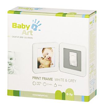 Rama - Print Frame White & Grey