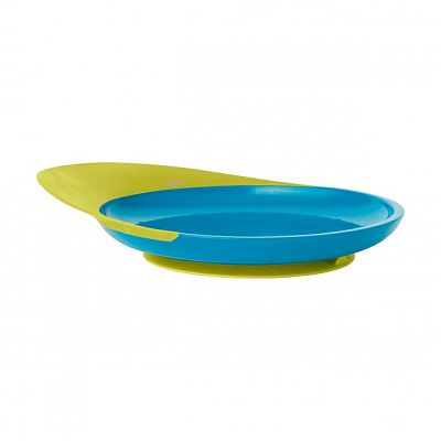 CATCH PLATE - farfurie cu sistem antistropire verde/albastru