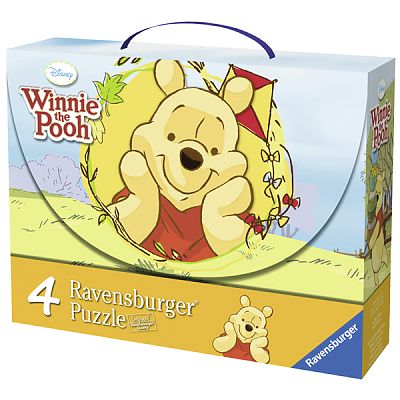 Puzzle Winnie si Fluturii, 2x25 piese/2x36 piese