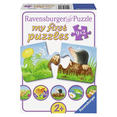 Puzzle Animale de gradina 9 x 2 piese
