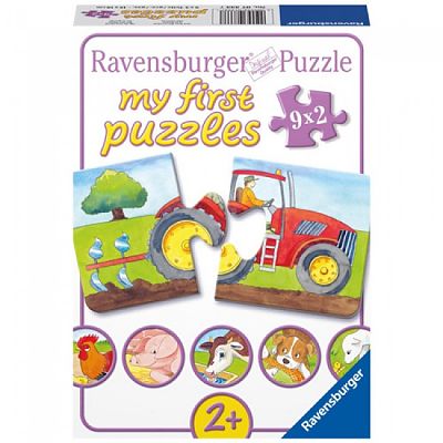 Puzzle la Ferma 9 x 2 piese