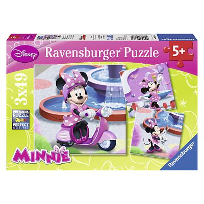 Puzzle Minni Mouse in Parc, 3x49 piese