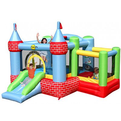 Spatiu de joaca gonflabil pentru sarit Castel cu loc de joaca