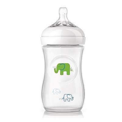 Biberon 260 ml, Elefant, Natural