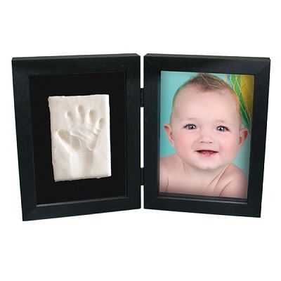 Kit Amprenta bebelus 2D 'My First Print of Frame Negru