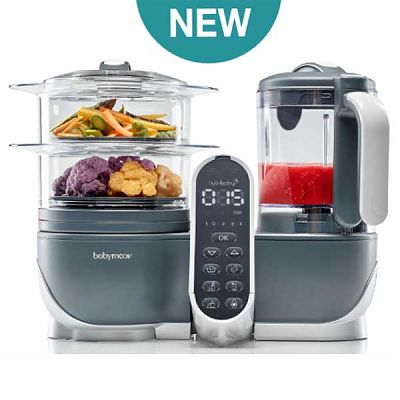 Robot multifunctional 5 in 1 Nutribaby (+) industrial grey