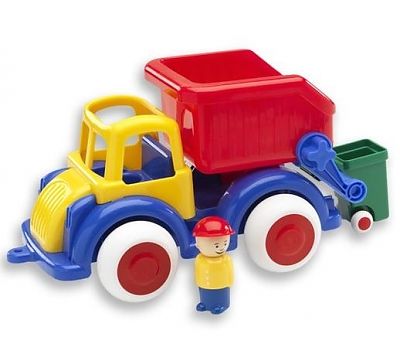 Camion Gunoi cu 2 figurine - Jumbo