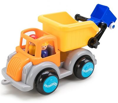 Camion Gunoi culori vesele cu 2 figurine - Jumbo