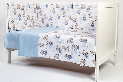 Lenjerie patut Bee Friends 3 piese