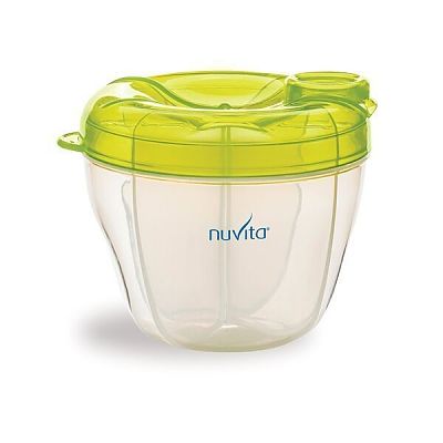 Recipient si dozator lapte praf 4 compartimente 1461 - verde