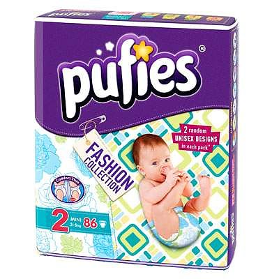 Scutece Fashion Collection mini nr.2 3-6 kg 86 buc