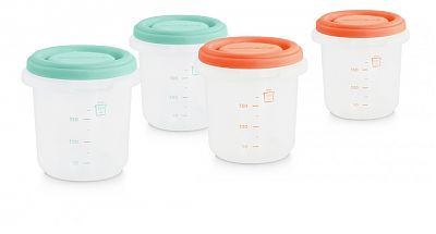Set 4 Recipiente Ermetice 250 ml Mediteranean